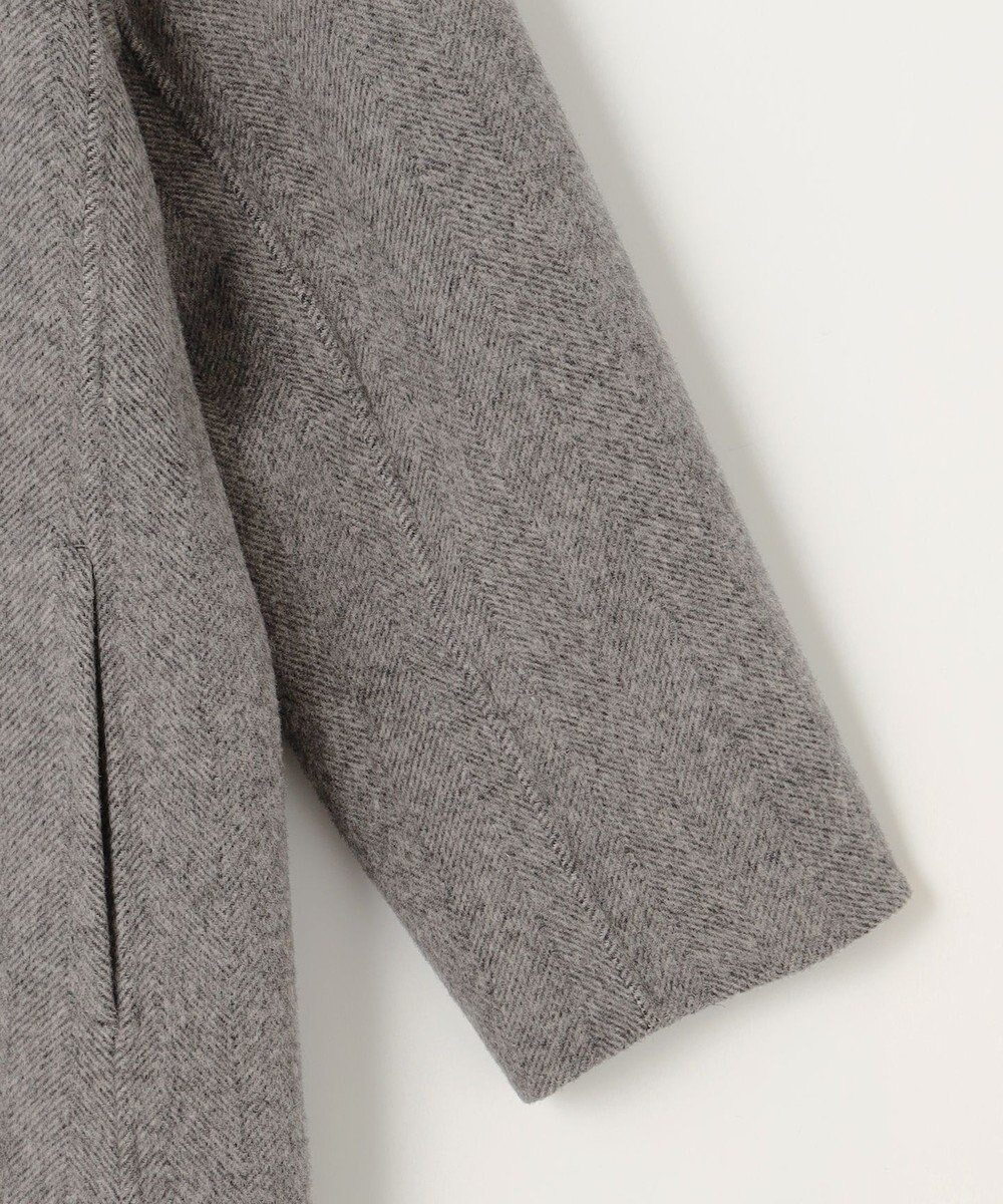 自由区 L ウールリバーロング コート 