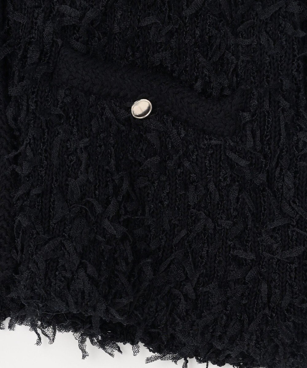 組曲 チュールヤーンファンシーニット ジャケット 