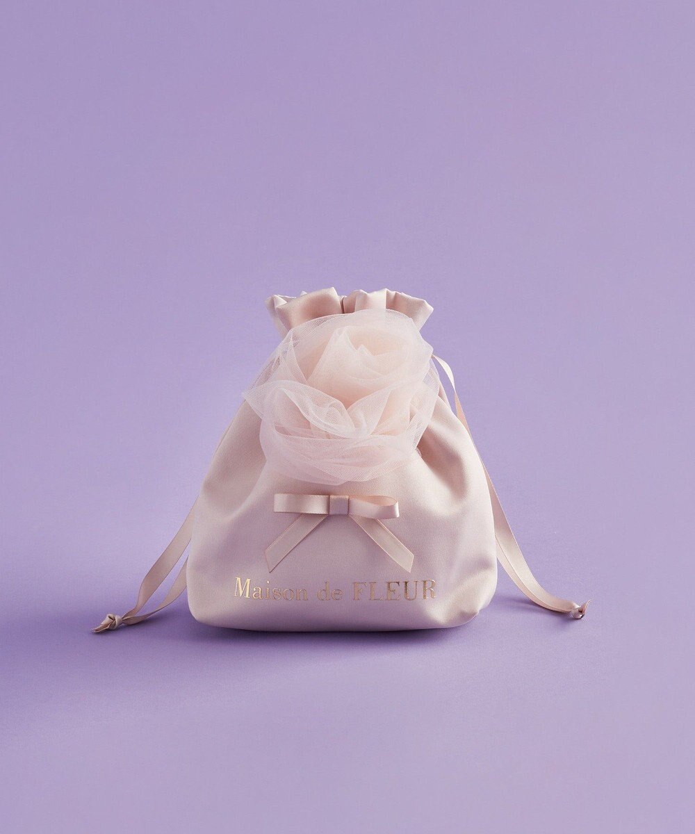 Maison de FLEUR コットンキャンディ巾着 