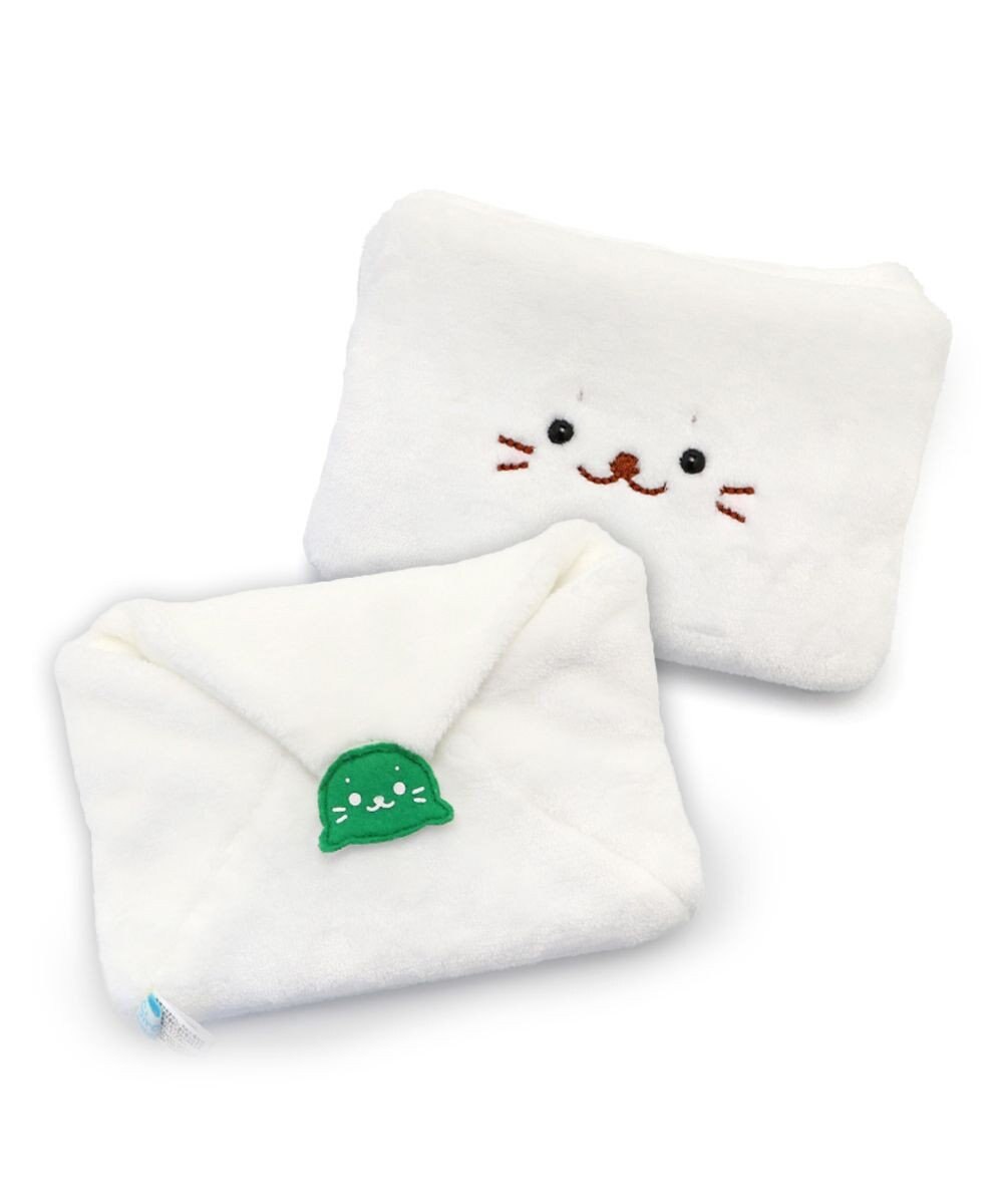 Mother garden しろたん 白いもの おてがみ《 封筒マスコット& メッセージカード》 