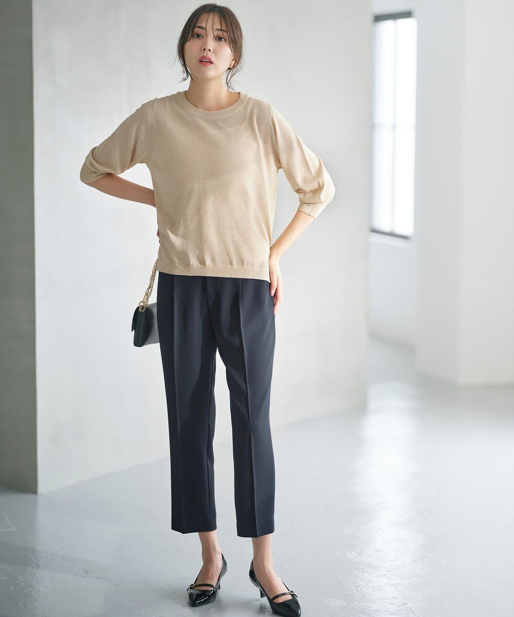 ANY SIS S 【接触冷感・UVカット・速乾】コンフォートビューティサテン パンツ 