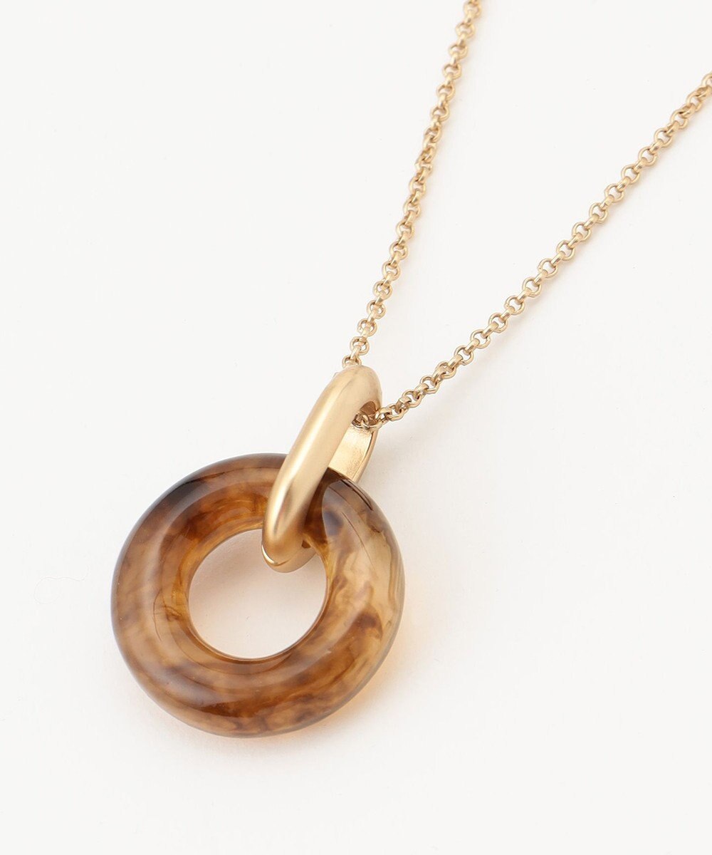 J.PRESS LADIES マーブルトップ ネックレス 