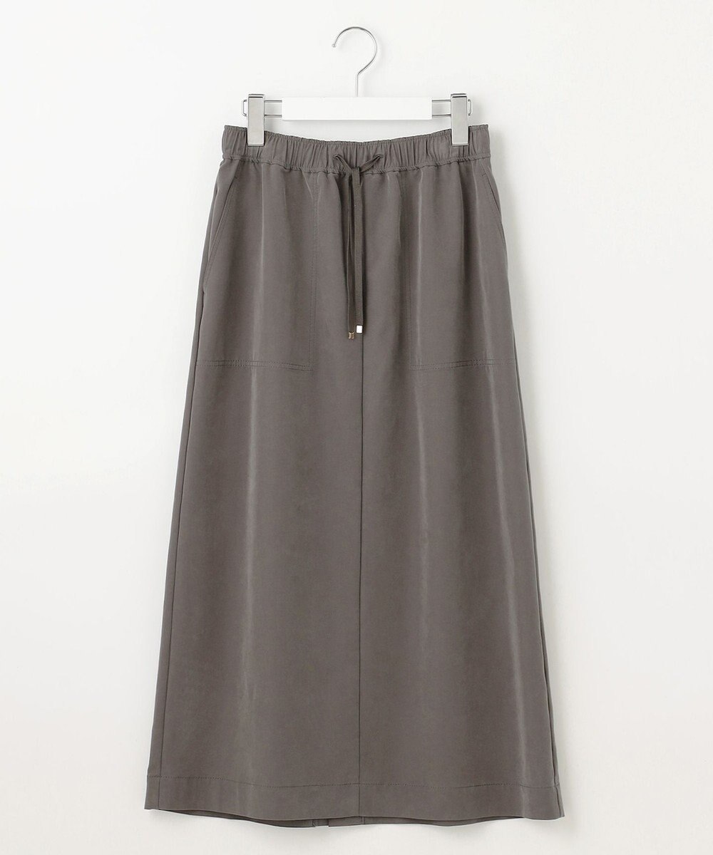 自由区 L 【洗える】ソフトレーヨンツイル スカート 