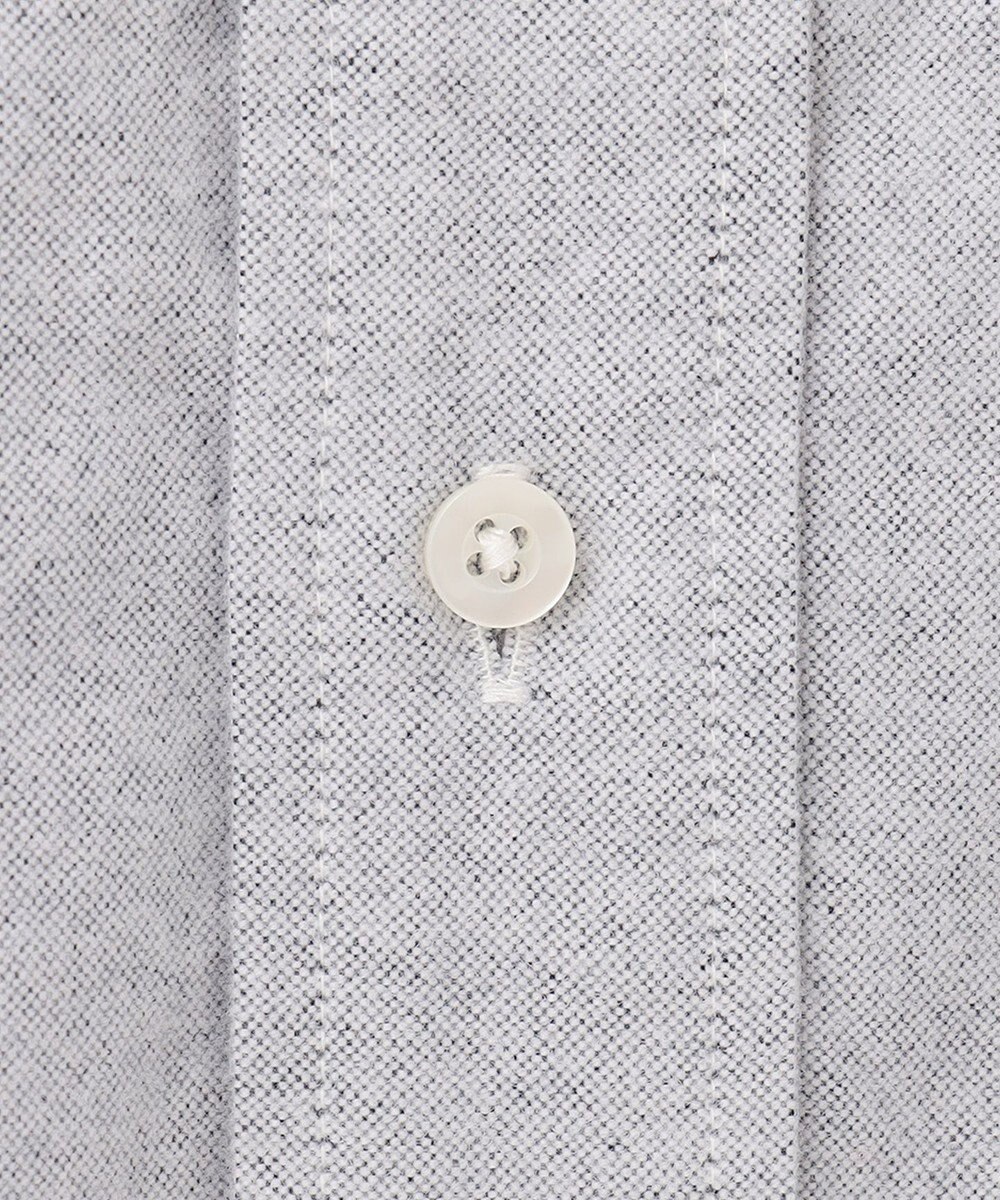 J.PRESS YORK STREET 【UNISEX】起毛オックスフォードシャツ/バンドカラー 