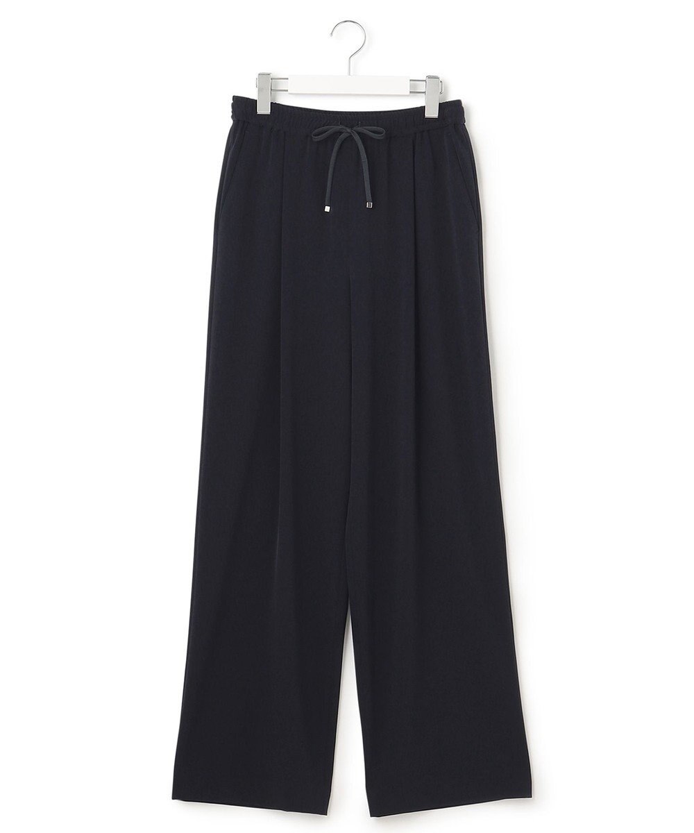 23区 L 【WEB限定/洗える】2WAYストレッチツイル ワイドパンツ 