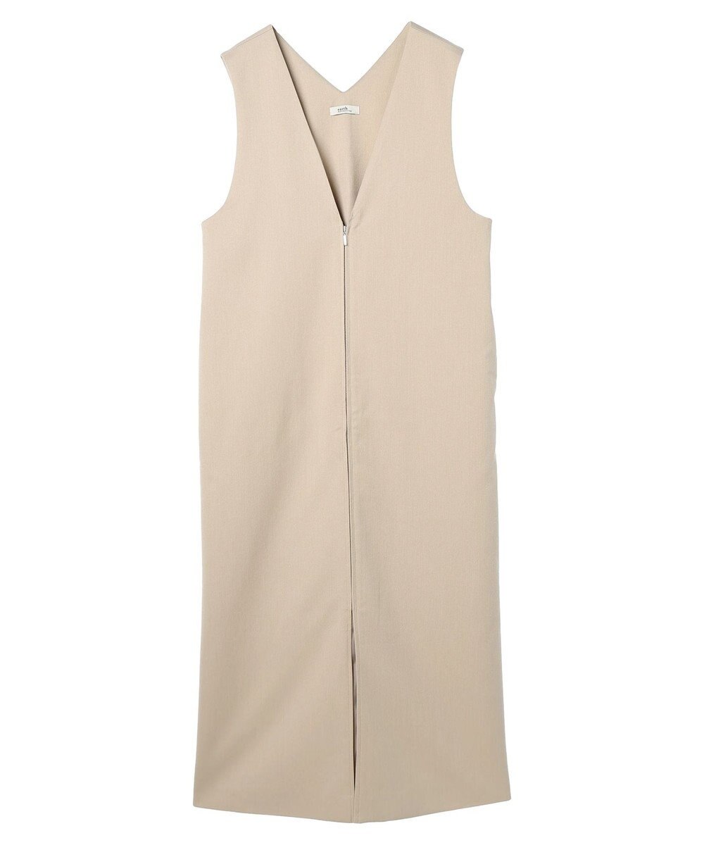 earth music&ecology ジップジレワンピース 