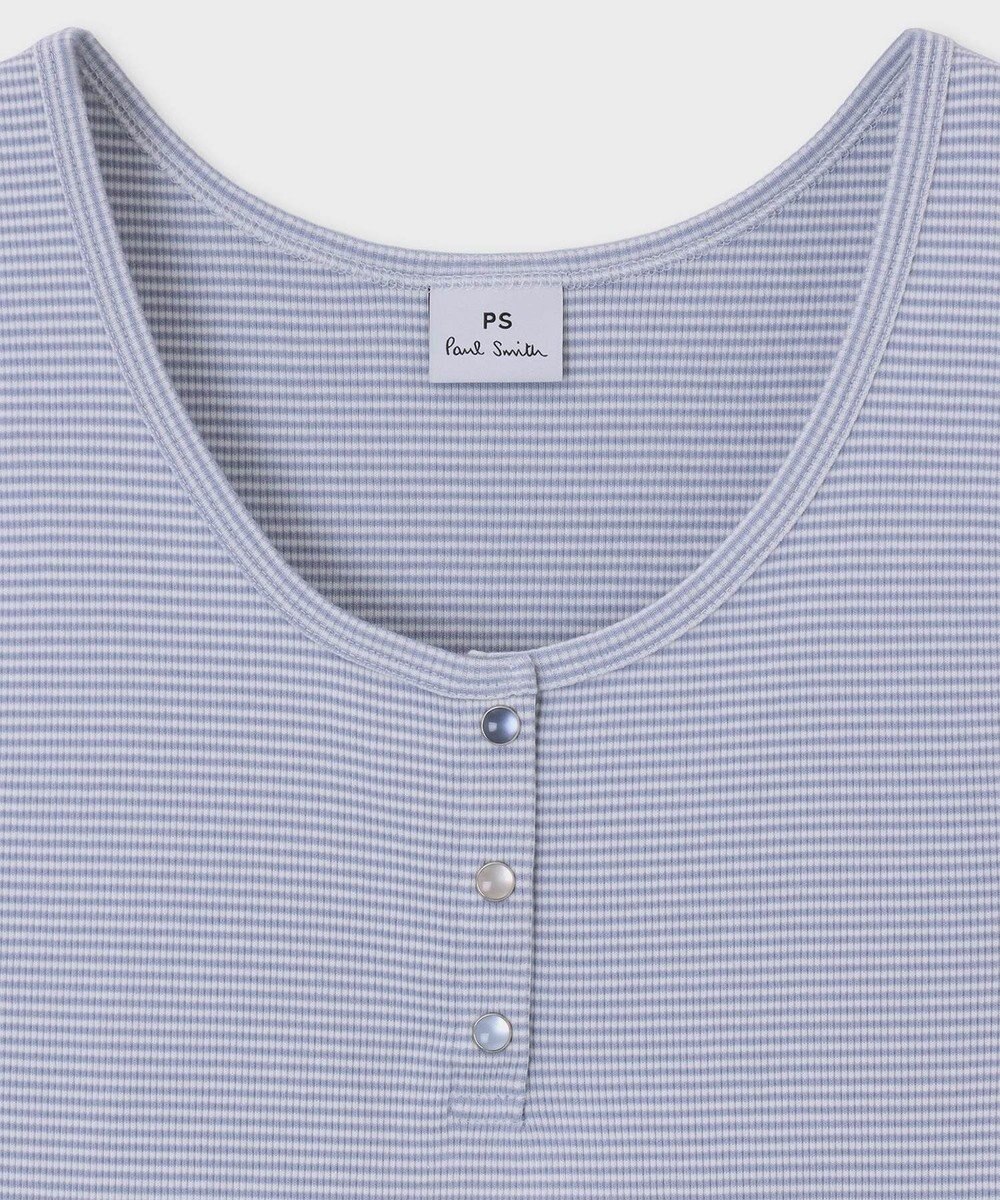 Paul Smith マルチカラーボタン ボーダー タンクトップ 