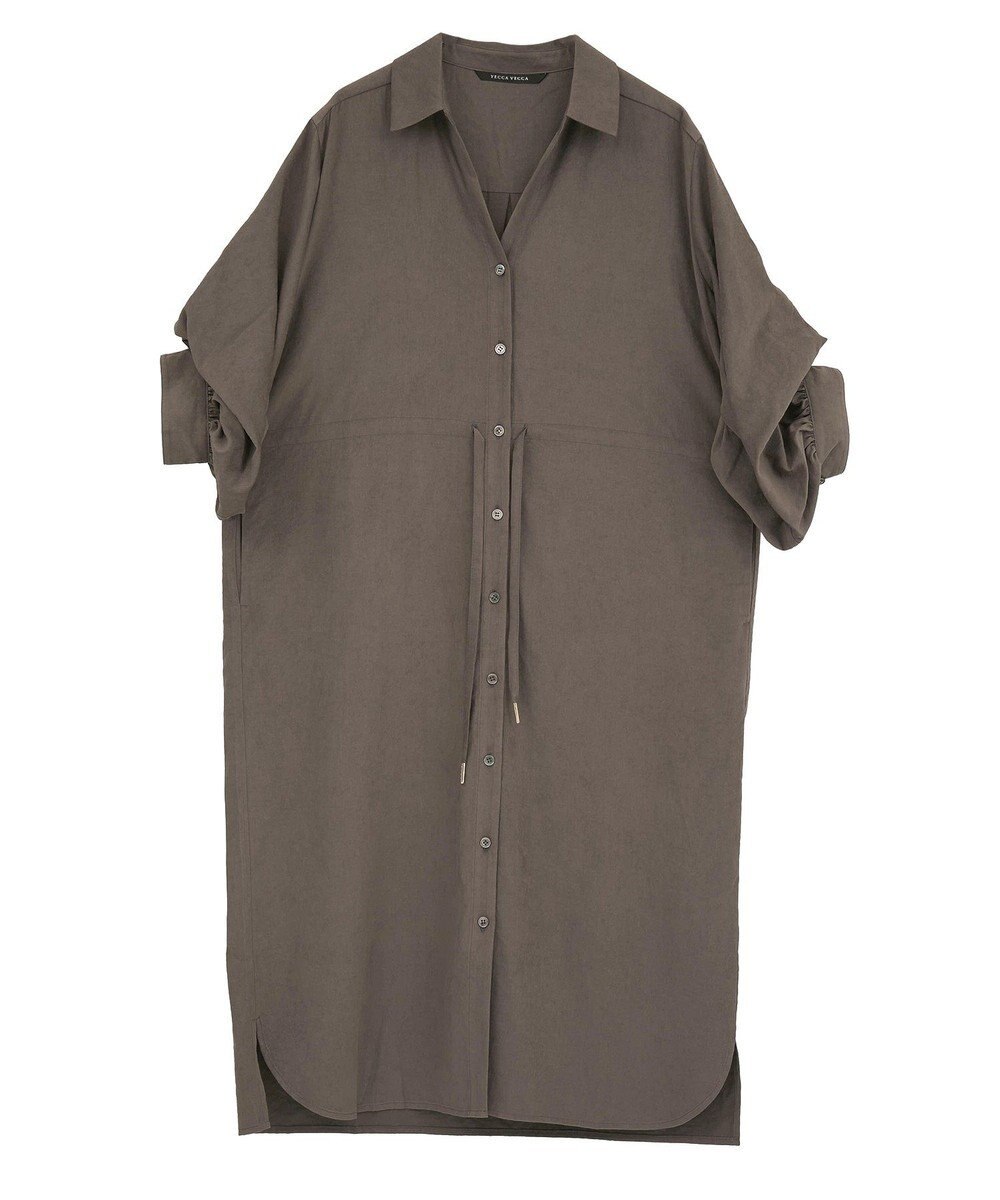 YECCA VECCA 【UVカット】2way袖バルーンワンピース 