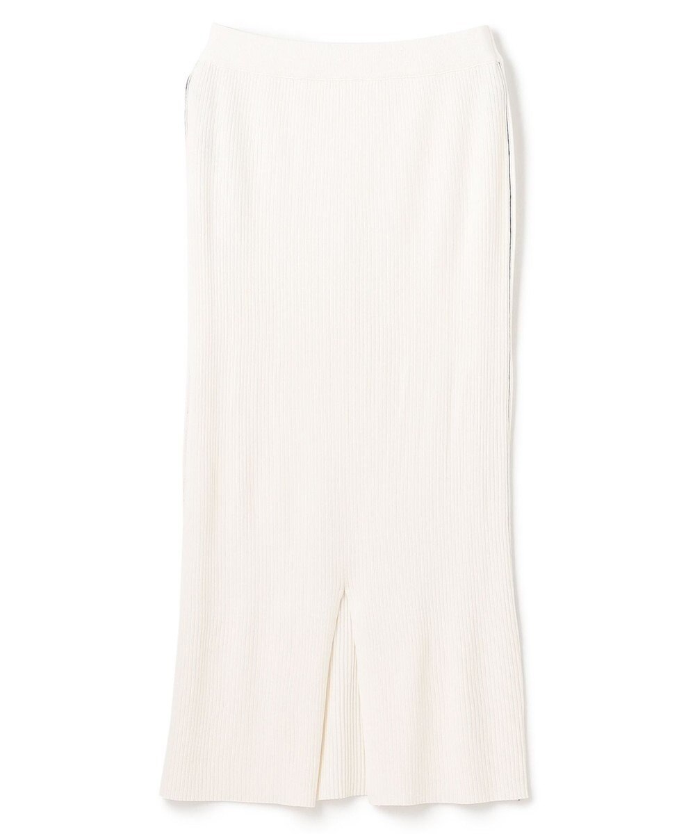 BEIGE， 【洗える】LAURA / Iラインリブスカート 