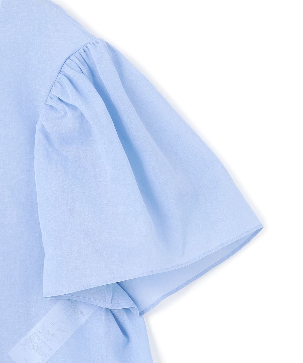 BEIGE， 【洗える】PLUMERIA / コットンシアーパフスリーブブラウス 