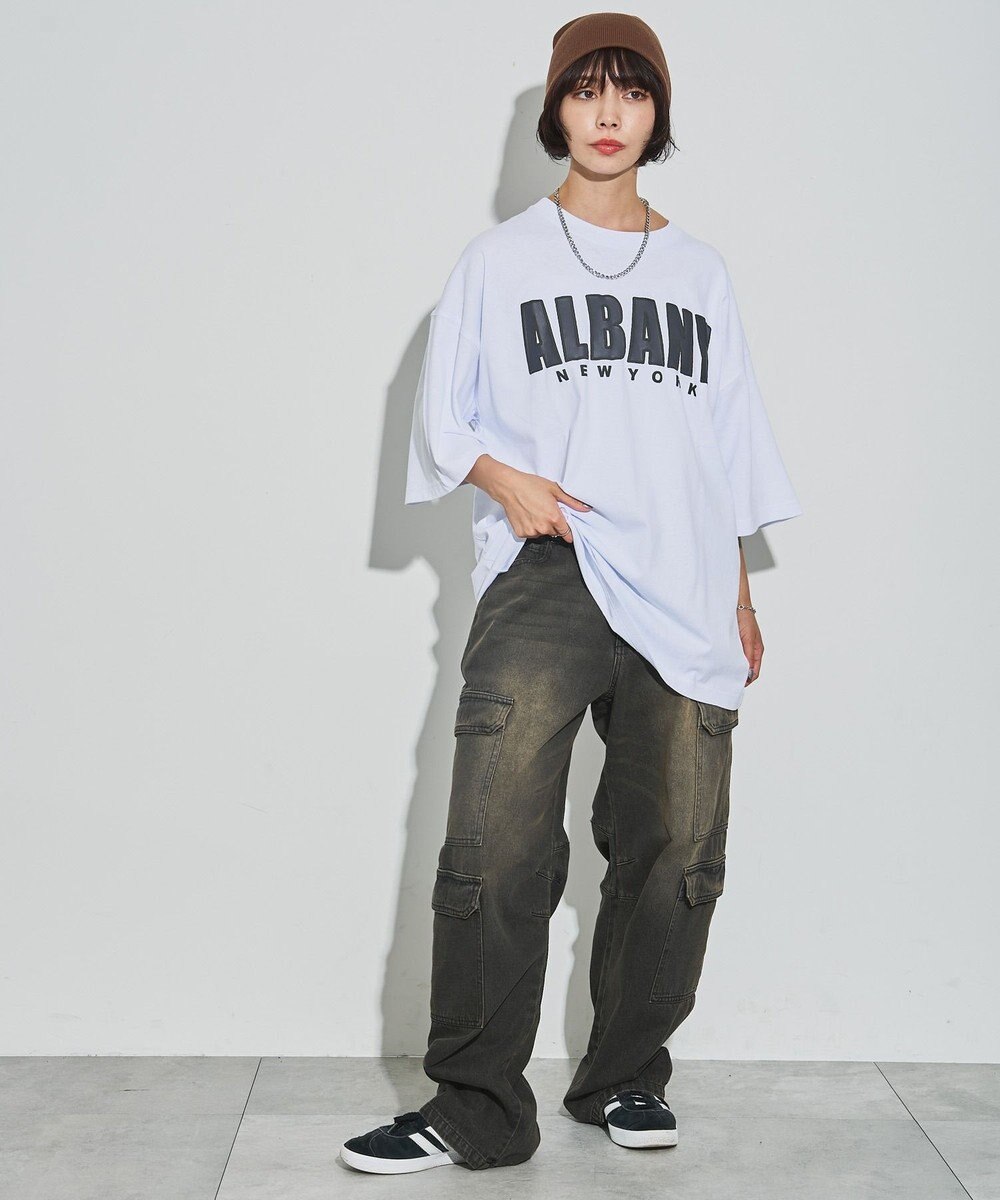 WEGO 【ユニセックス着用ITEM/ネックレス付き】アクセ付きグラフィックT（S） 