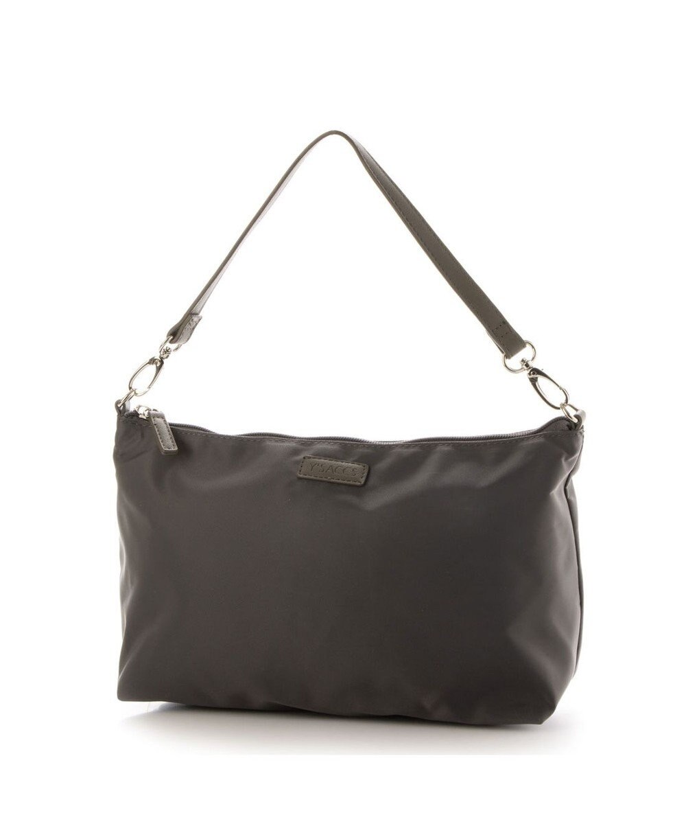 Y'SACCS ポーチ付きドットジャカードトート 