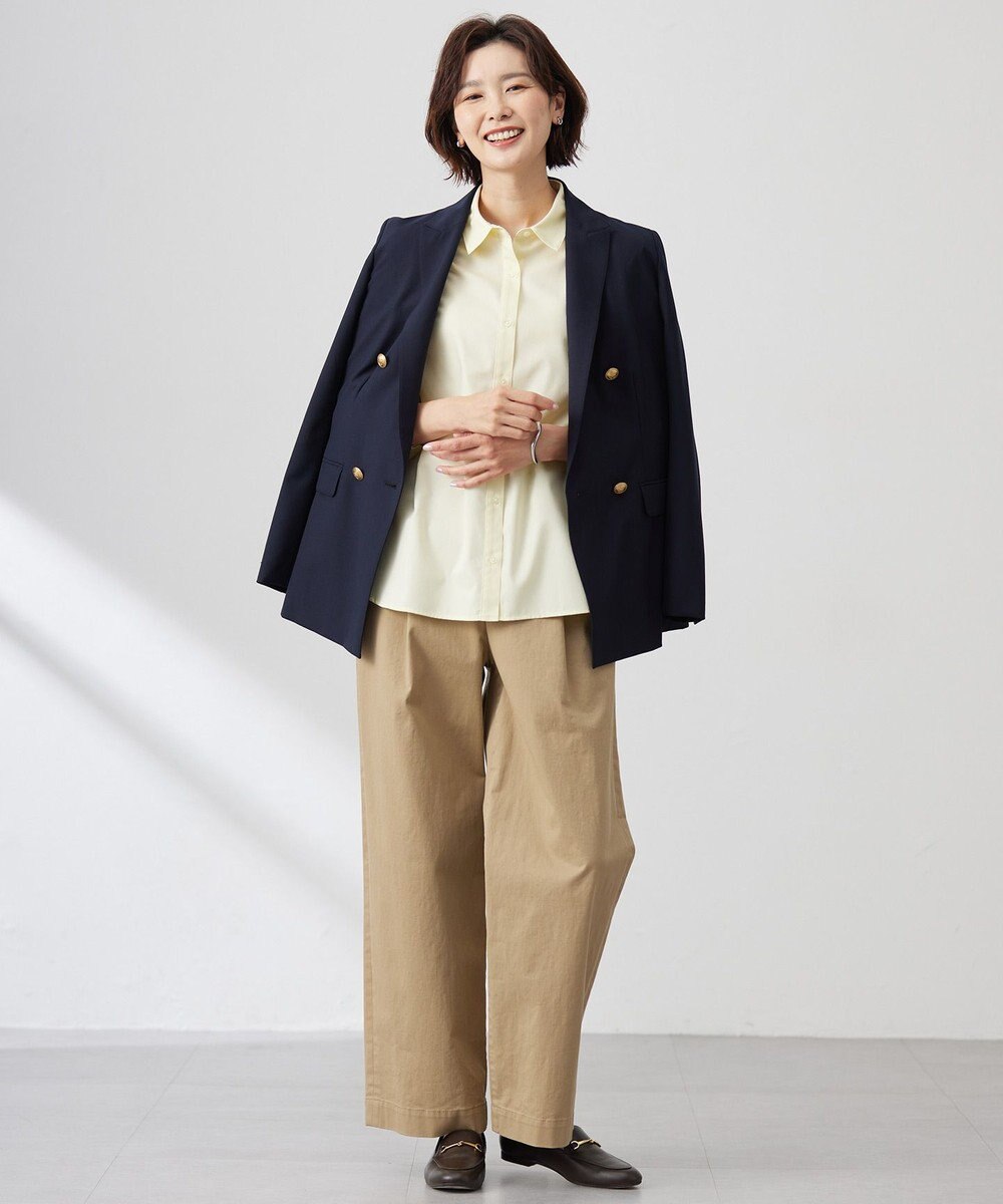 J.PRESS LADIES 【WEB限定・洗える】クラシックピンオックス シャツ 