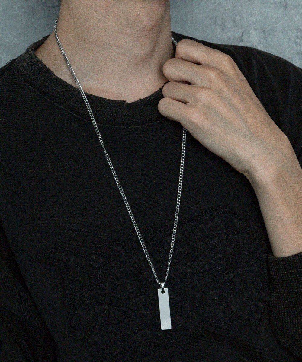 WEGO Mモチーフロングチェーンネックレス 