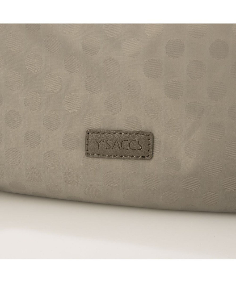 Y'SACCS ポーチ付きドットジャカードトート 