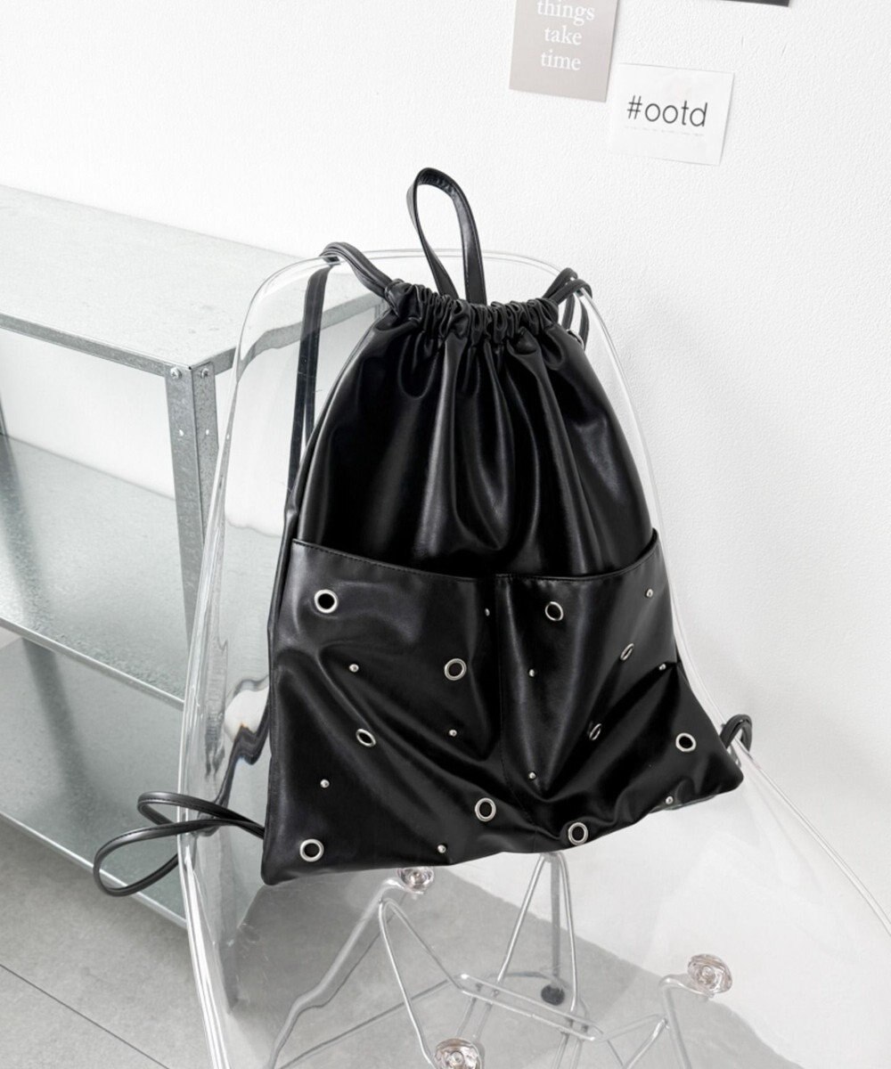 WEGO ハトメデザインナップサック 