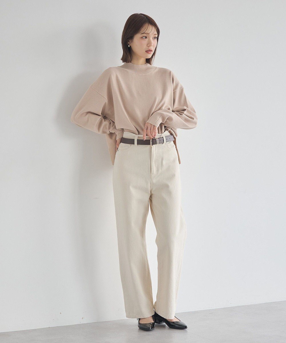 earth music&ecology 【毛玉防止 / 洗濯機洗い可】選べる丈ハイネックニット 