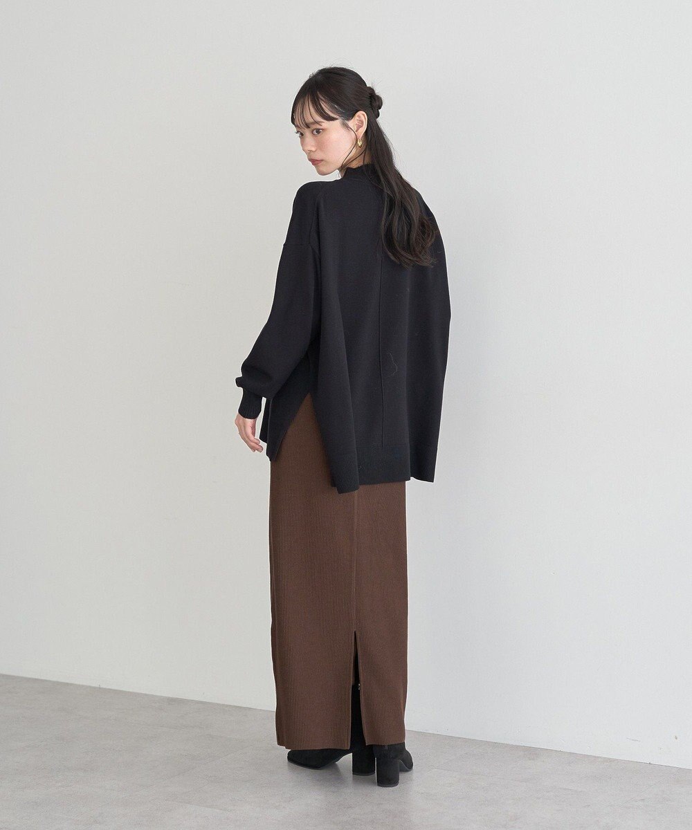 earth music&ecology 【毛玉防止 / 洗濯機洗い可】選べる丈ハイネックニット 