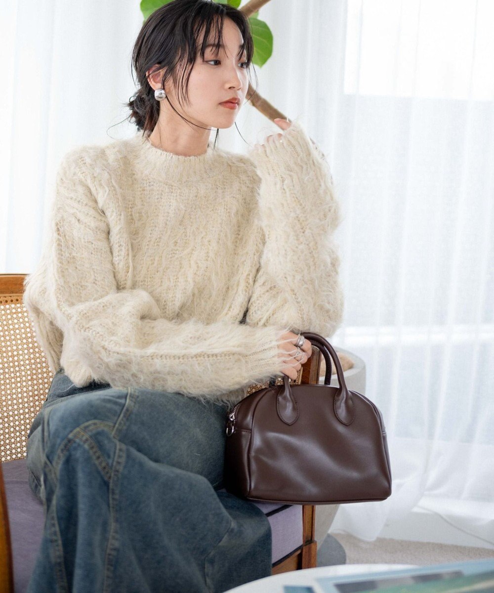 WEGO ブラッシュニットショートプルオーバー 