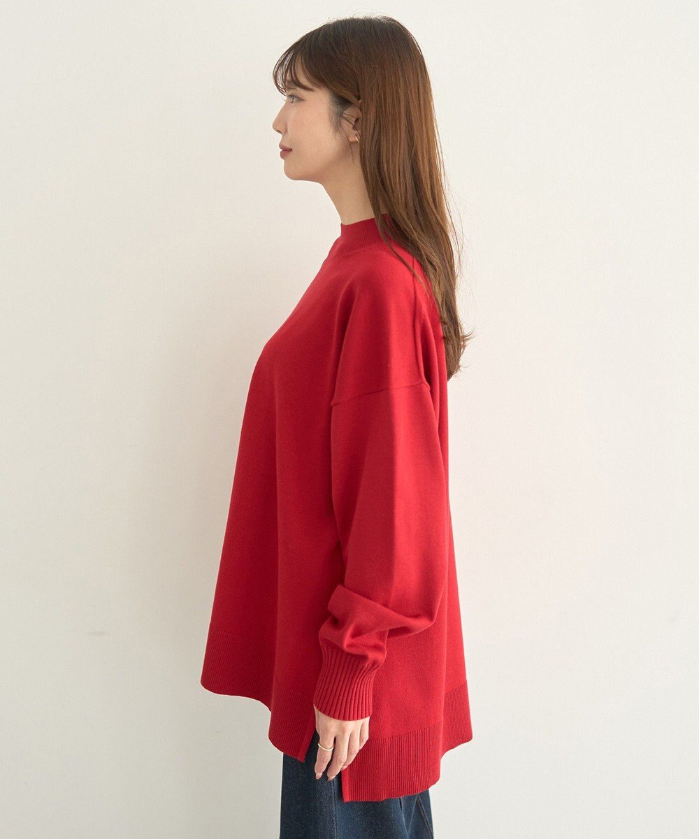 earth music&ecology 【毛玉防止 / 洗濯機洗い可】選べる丈ハイネックニット 