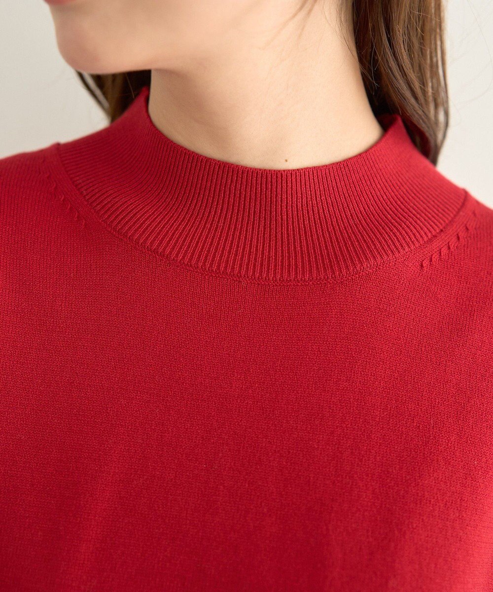 earth music&ecology 【毛玉防止 / 洗濯機洗い可】選べる丈ハイネックニット 