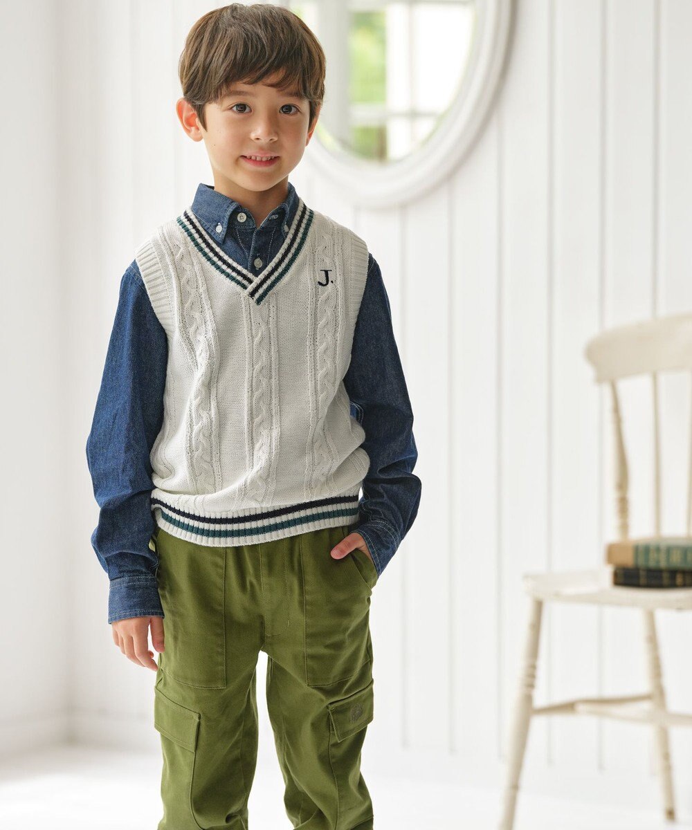 J.PRESS KIDS 【110-130cm】5.5オンス ダンガリーシャツ 