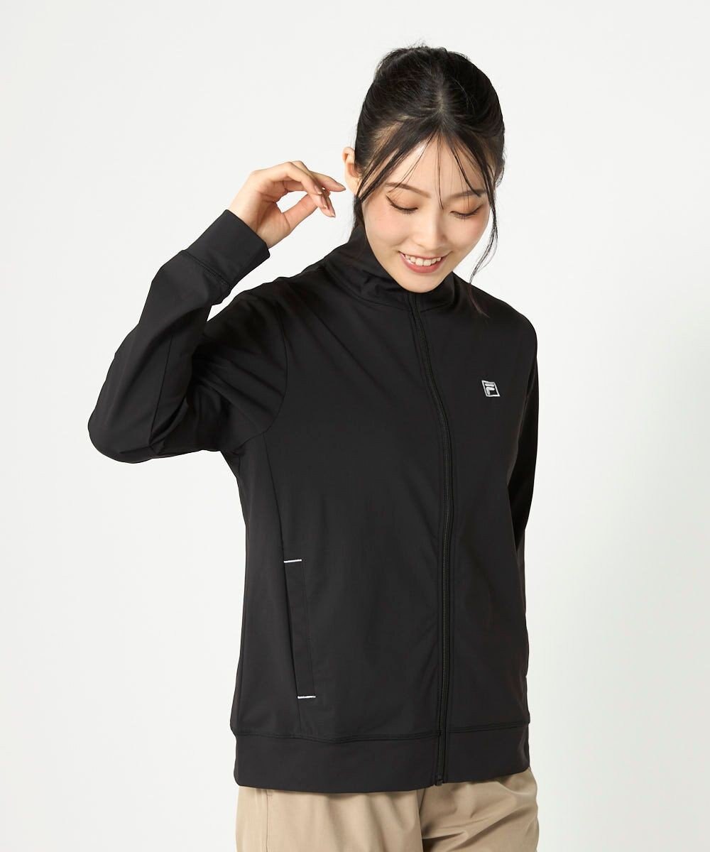 FILA GOLF／marie claire 【FILA GOLF】スタンドカラーフルジップブルゾン 