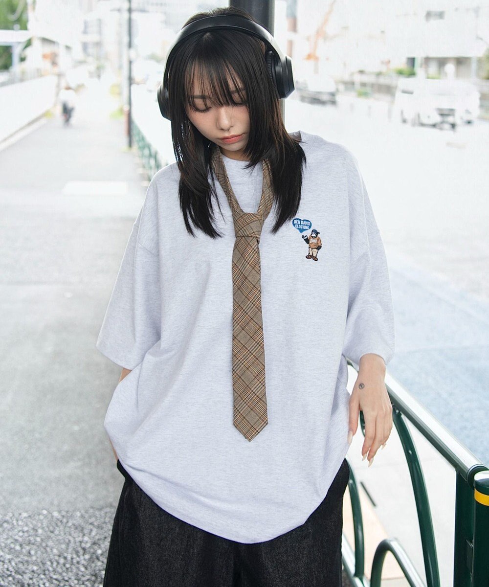 WEGO 【ユニセックス着用ITEM/SMLサイズ展開】別注BENDAVISワンポイントT（SS） 