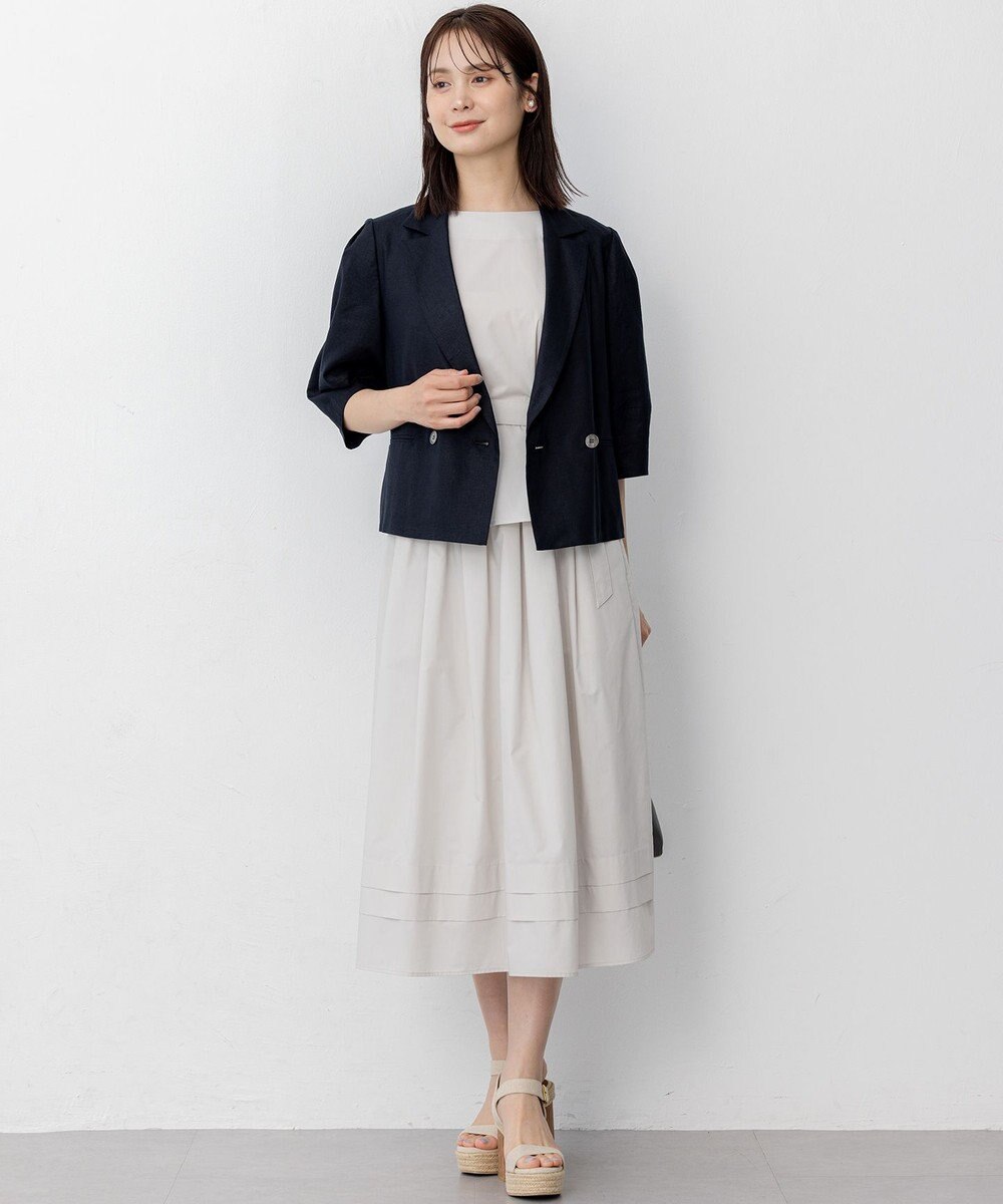 組曲 L リネンレーヨン ジャケット 