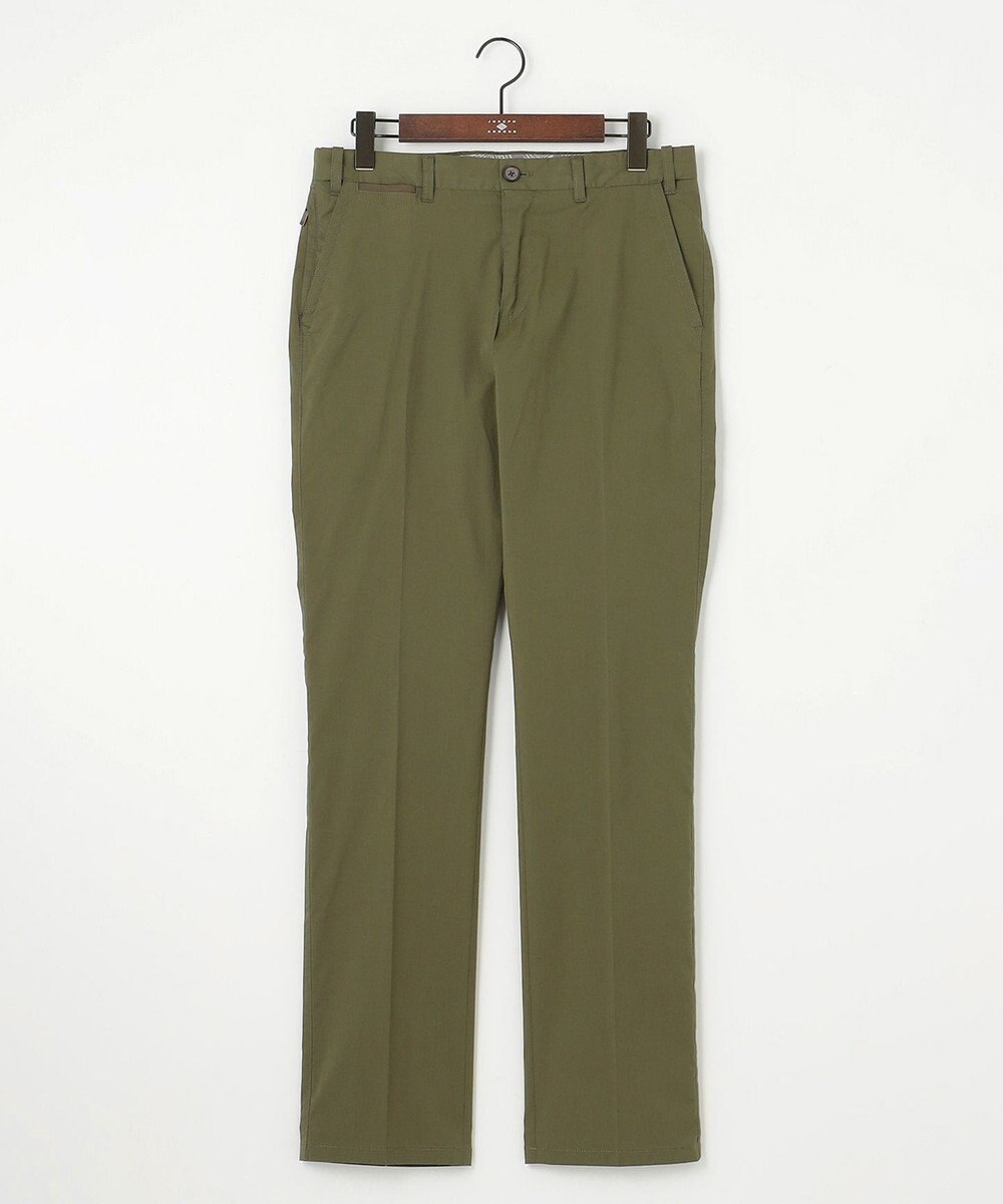 JOSEPH ABBOUD 【ウエストも伸びる/Eco撥水】オーガニックマイクロピケストレッチ パンツ 