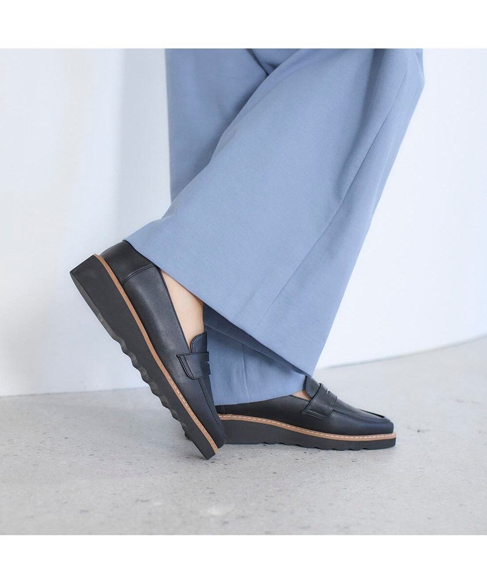 MODE ET JACOMO <carino>【レイン】ポインテッドコインローファー 