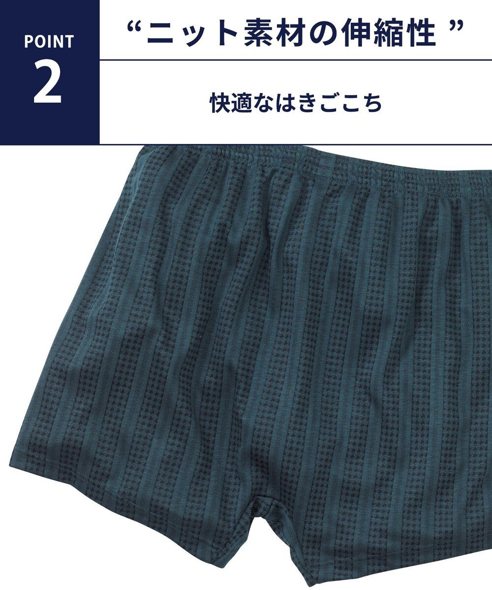 WACOAL MEN トランクス 天然由来繊維（混） しっとりなめらかな肌ざわり ニット素材 前開き GT7802 /ブロス バイ ワコールメン 