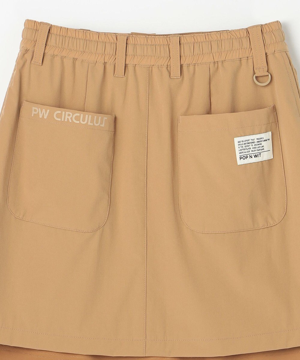 PW CIRCULUS 【蓄熱裏地】【WOMEN】バイカラースカート ゴルフウェア レディース 
