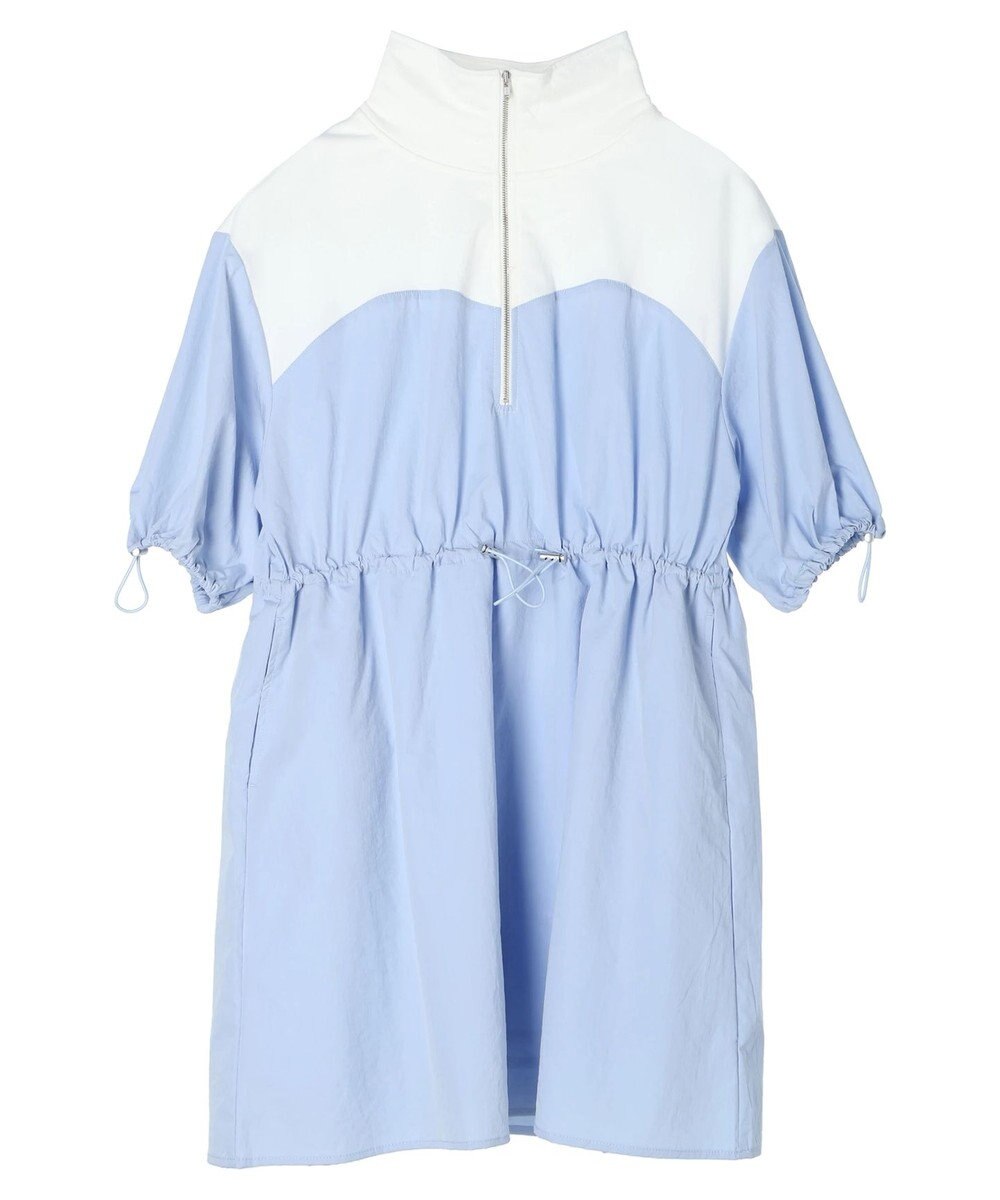 earth music&ecology ハーフＺＩＰミニワンピース 