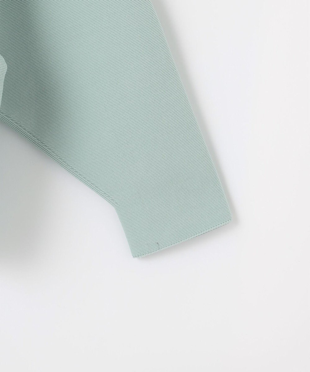 自由区 S ポリエステルホールガーメントラグランボタン ニット 