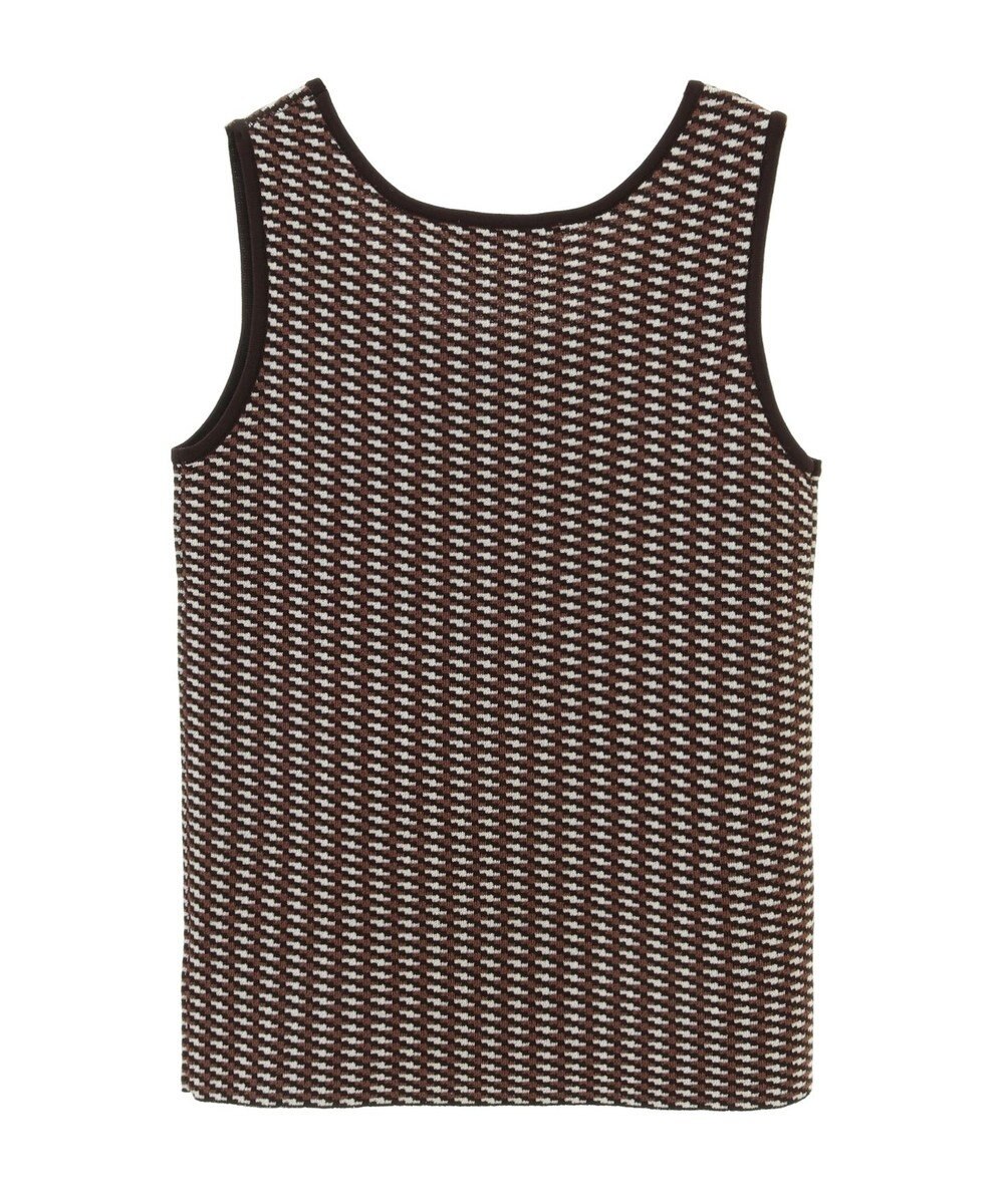 Green Parks ジャガード柄スクエアニットプルオーバー 