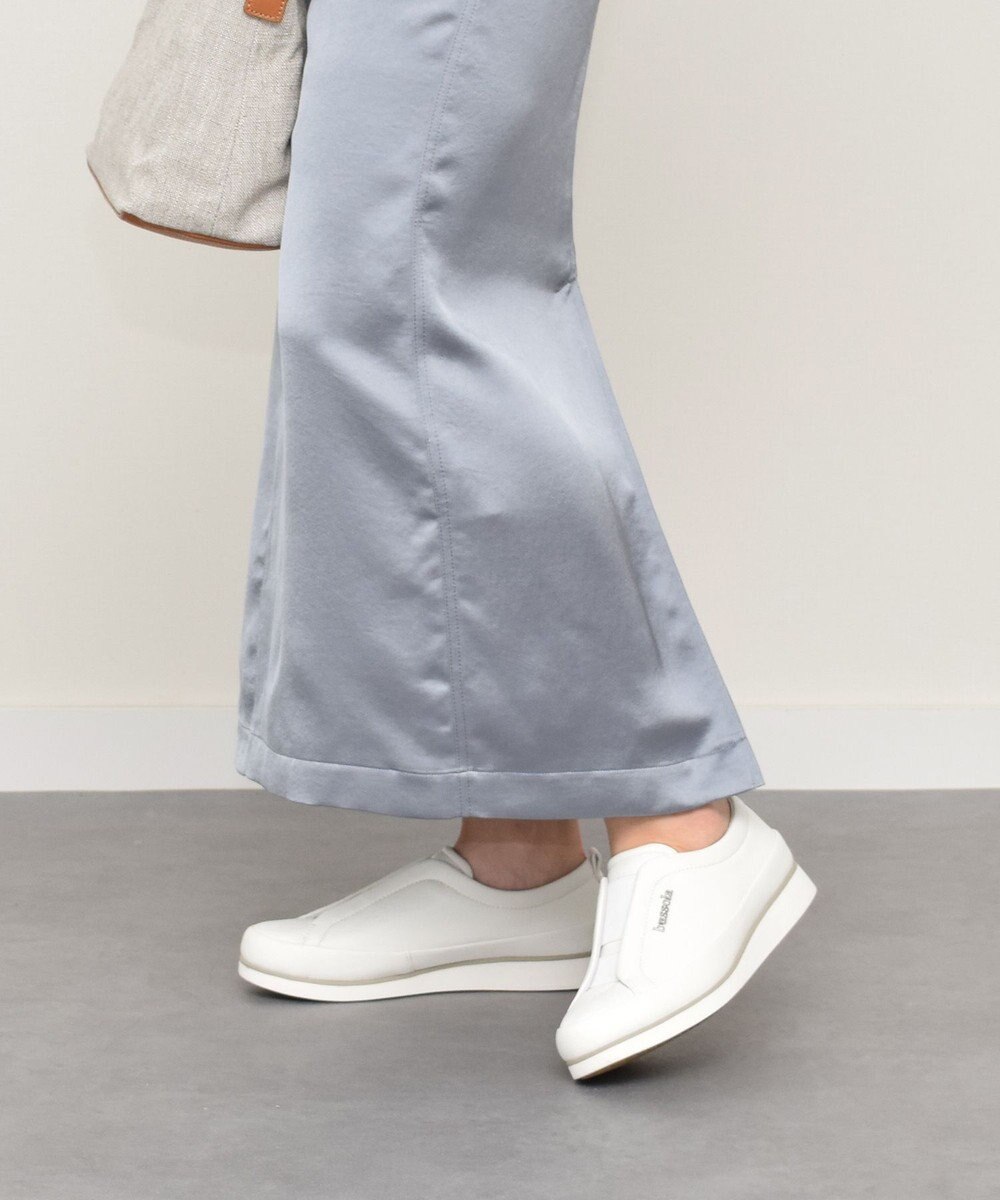 INTER-CHAUSSURES 【BUSSOLA】撥水フラットスリッポンスニーカー 