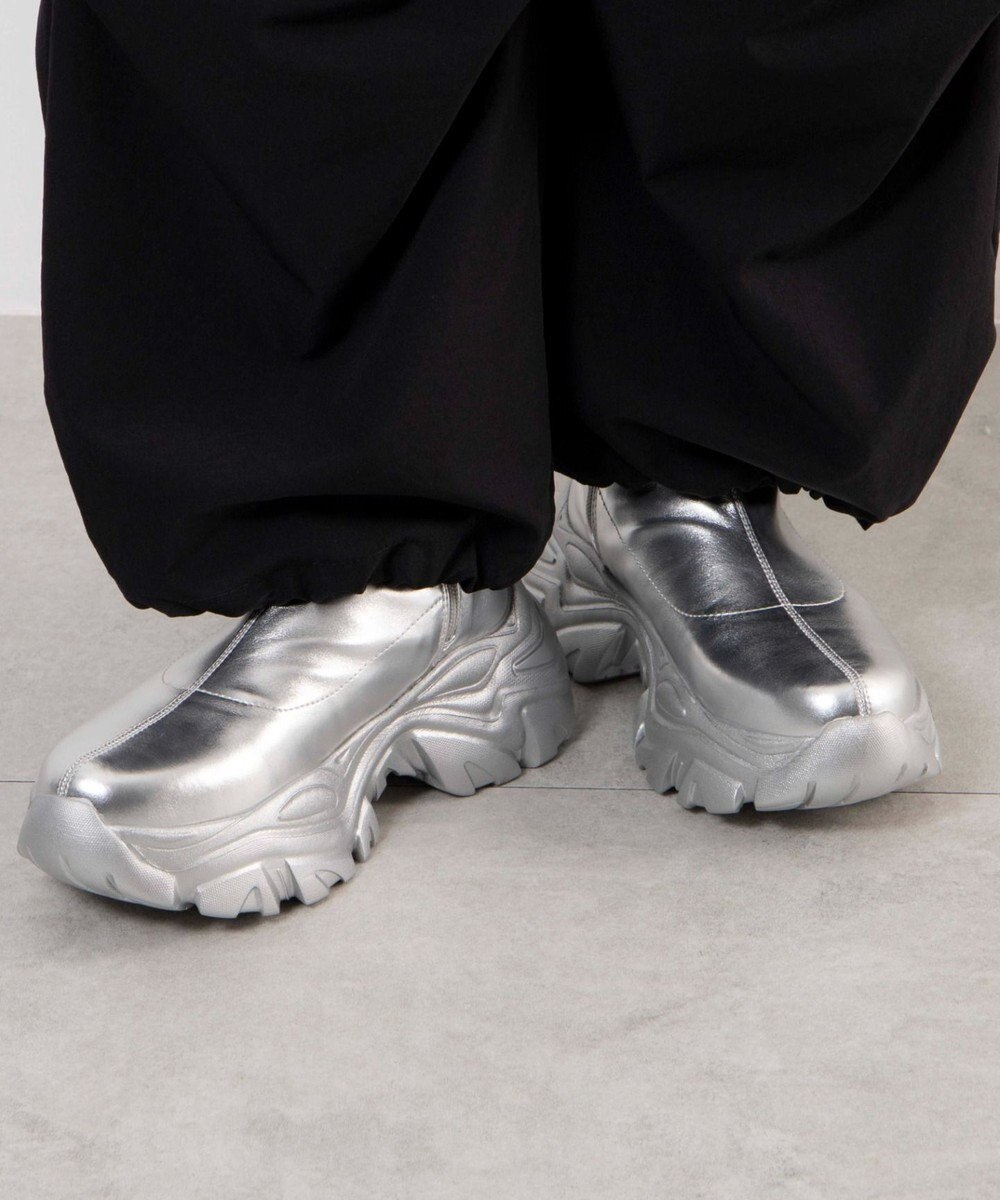 WEGO 厚底スニーカーソールショートブーツ 