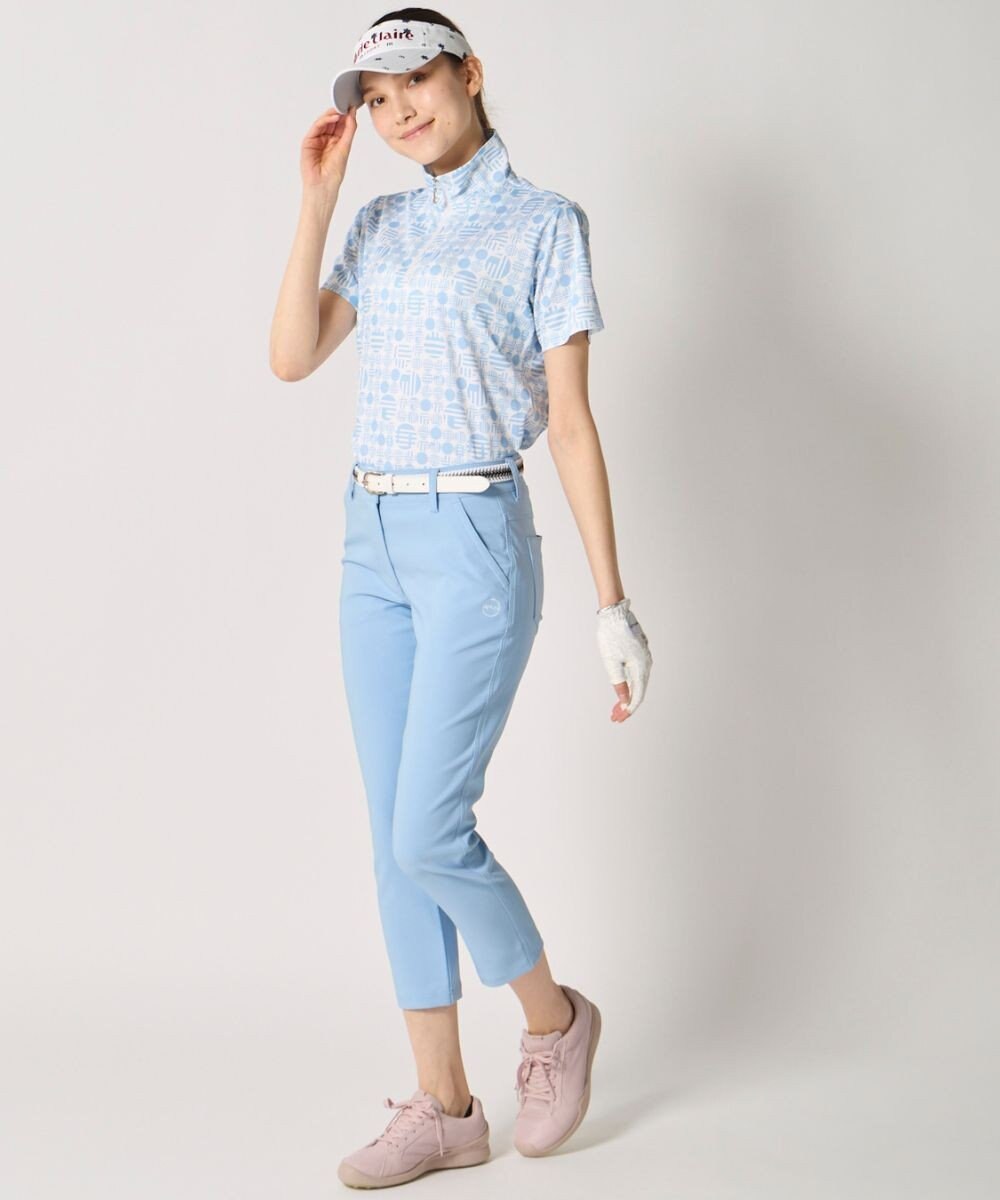 FILA GOLF／marie claire 【Marie claire sports】ハーフジップ半袖シャツ 