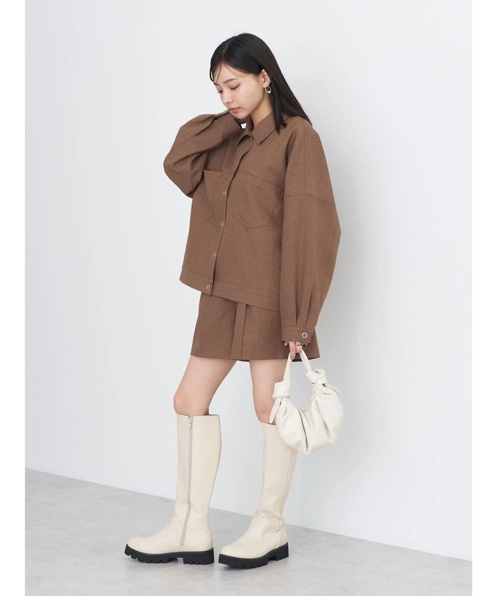 earth music&ecology ショート丈カバーオール 