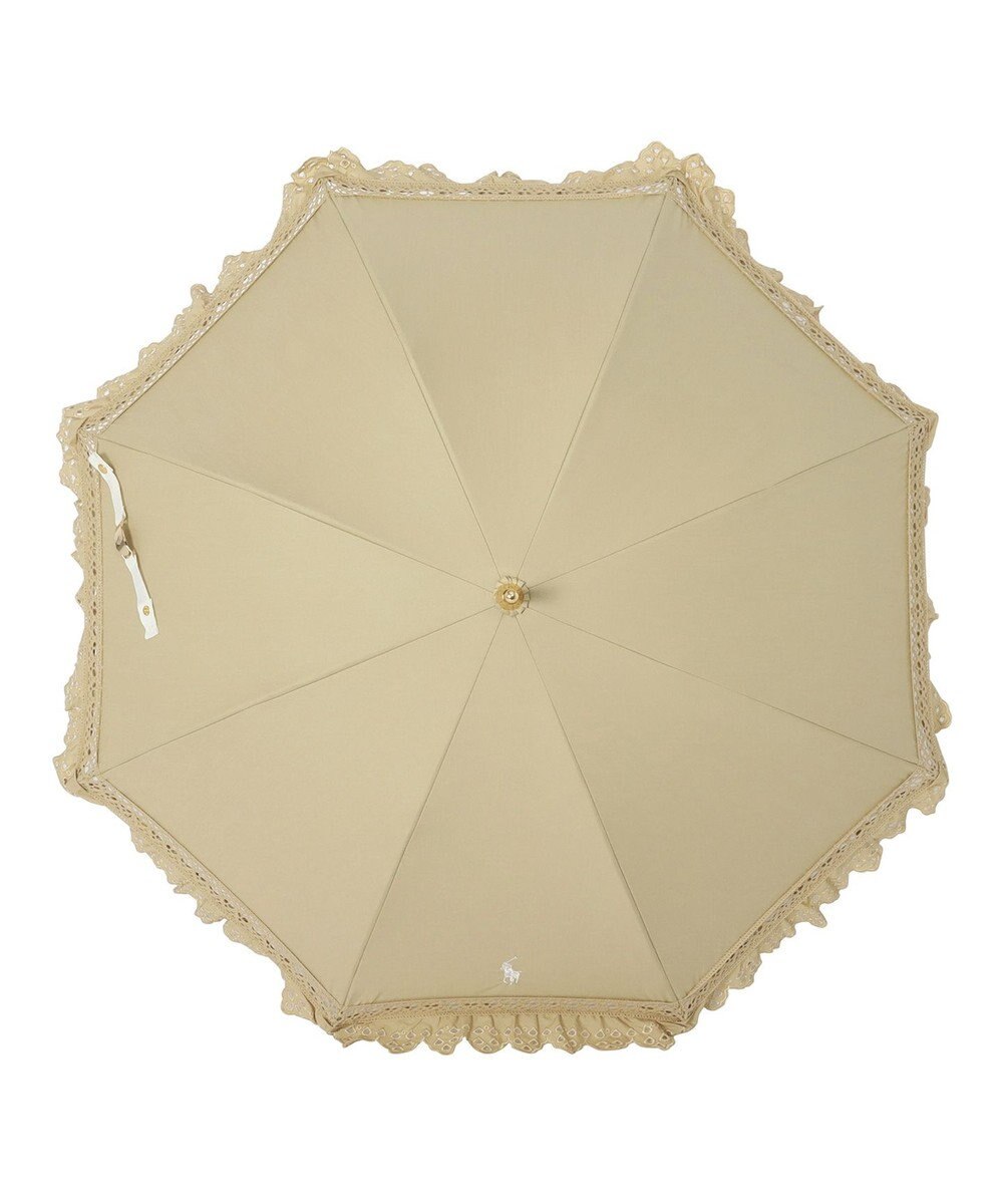 MOONBAT POLO RALPH LAUREN 晴雨兼用 長傘 エンブフリル 日傘 遮光 遮熱 UV 