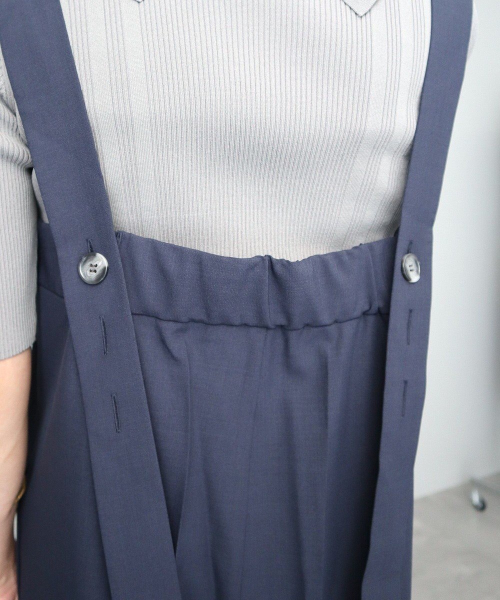 CRAFT STANDARD BOUTIQUE ワイドサロペットパンツ 