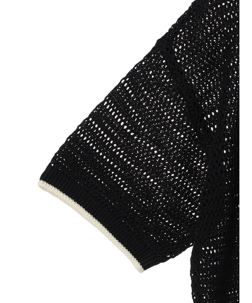 earth music&ecology ラインポロニットプルオーバー 