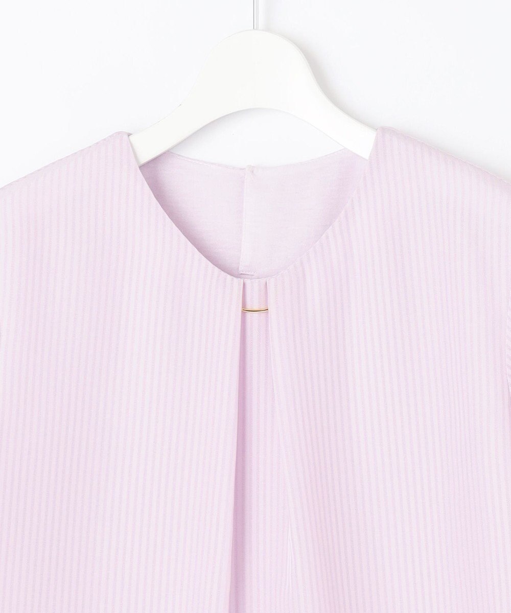 J.PRESS LADIES 【イージーケア】シアーストライプ カットソー 