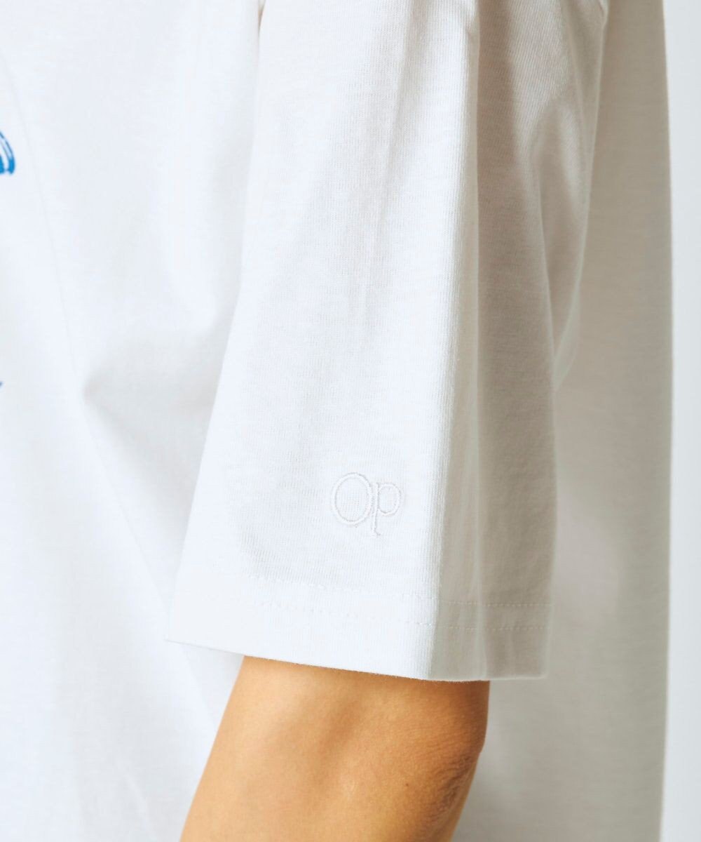 OP／FILA 【Ocean Pacific】かすれプリントTシャツ 