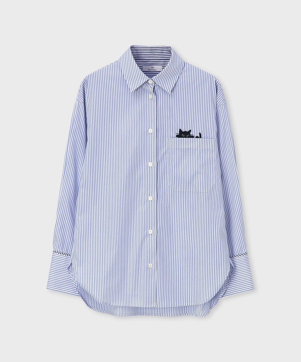 Paul Smith キャットエンブロイダリーシャツ 