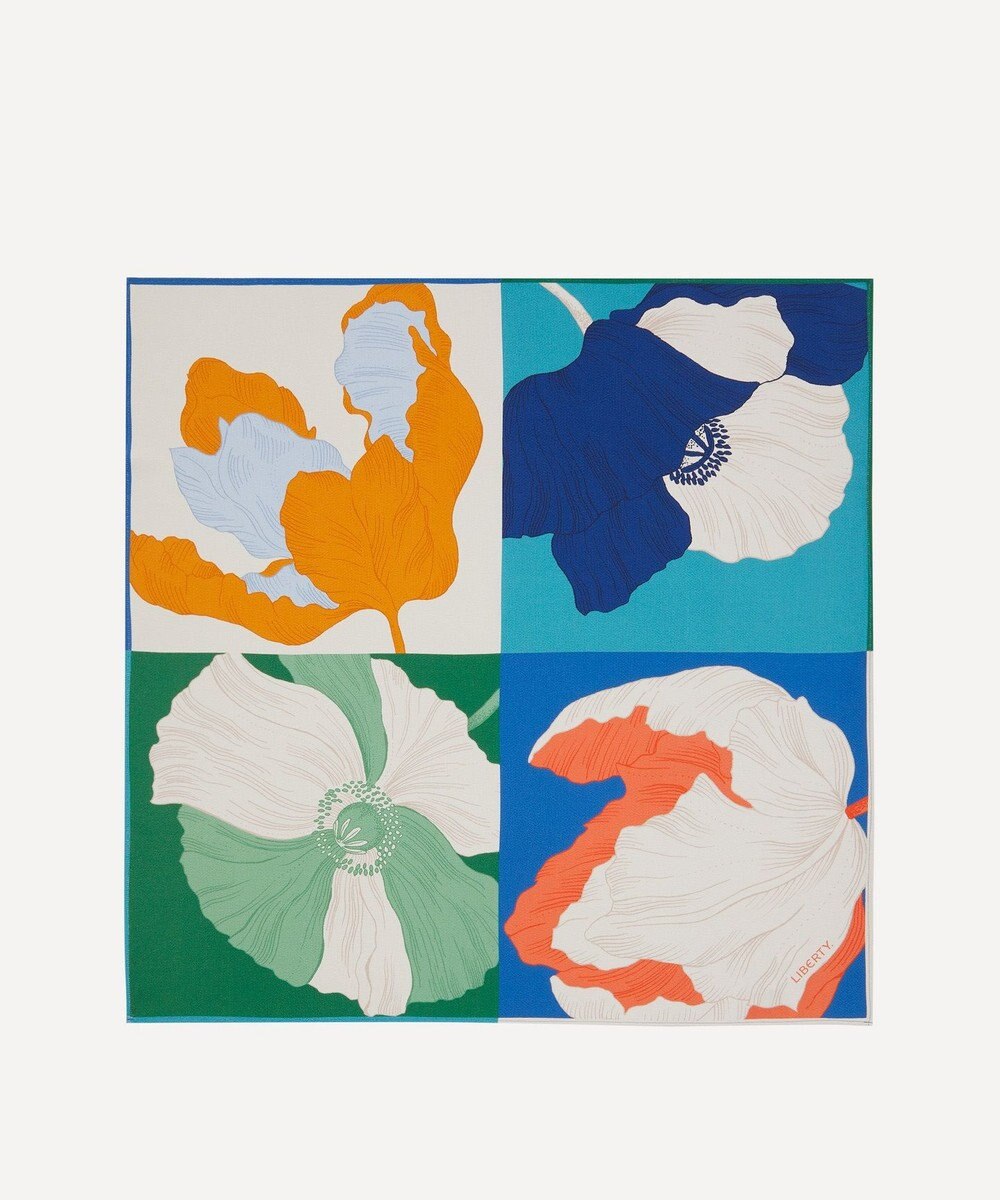 LIBERTY. ストロベリー・シーフ 丹後ちりめん90cm角風呂敷 