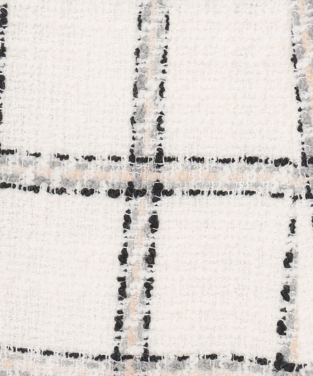 GRACE CONTINENTAL チェックツイードジャンパースカート 