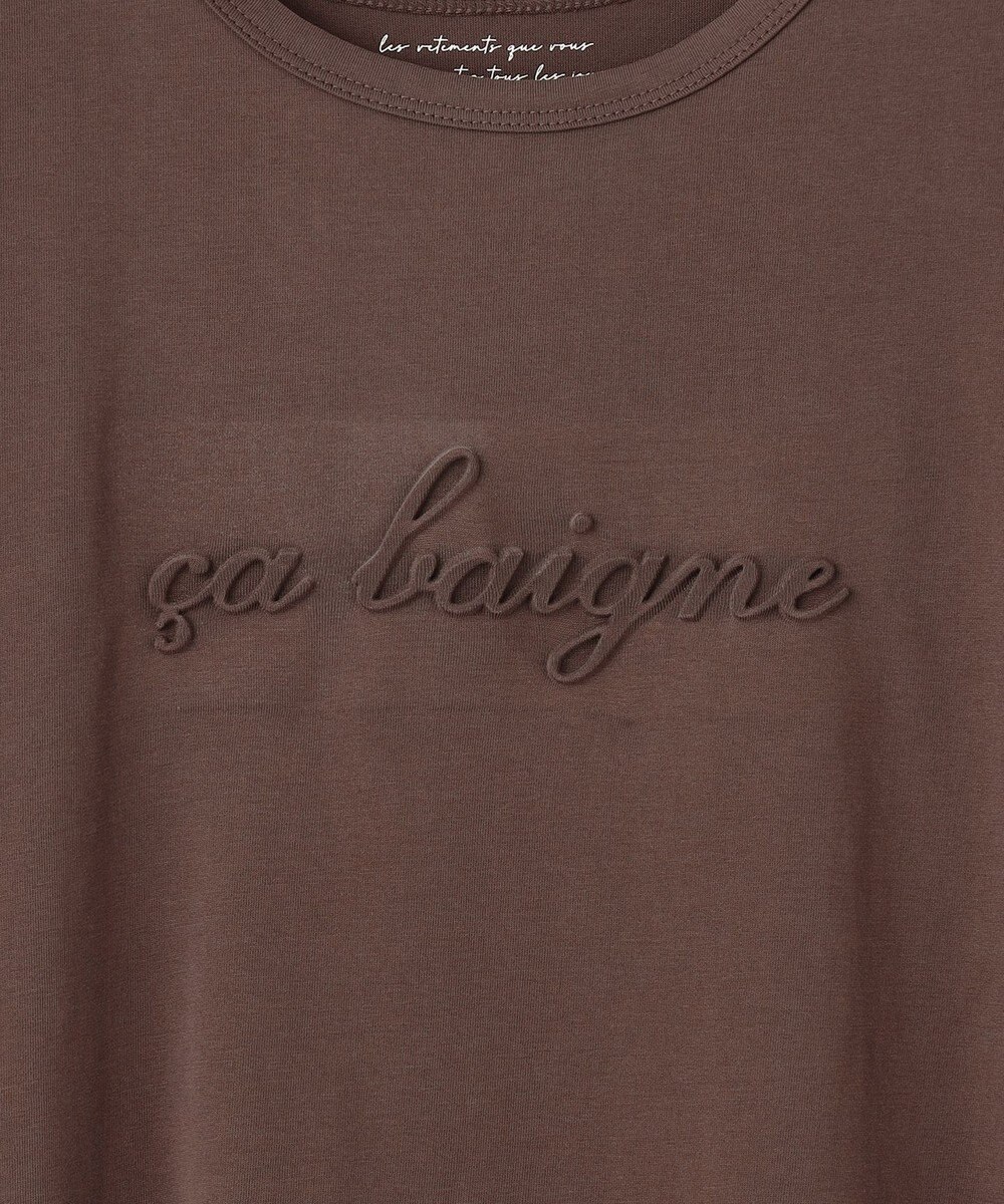 ANY SIS エンボスロゴ Tシャツ 