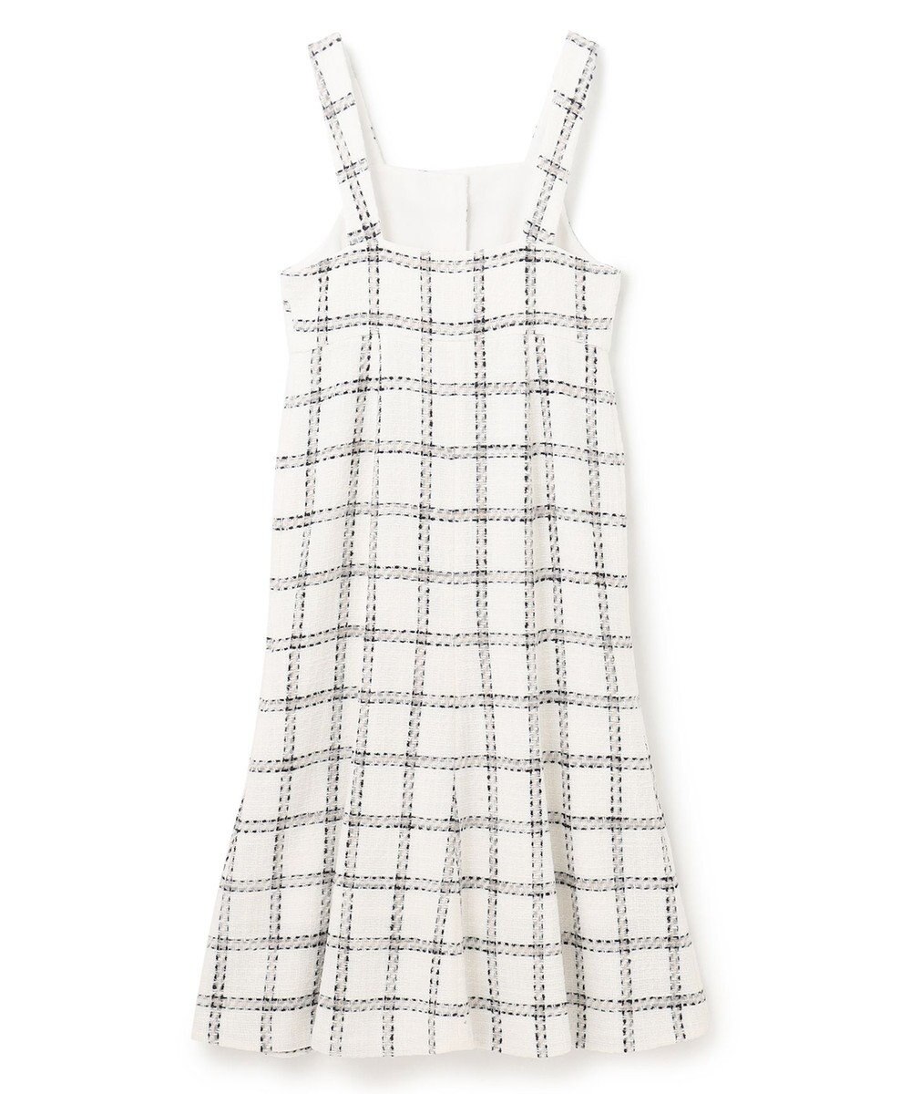 GRACE CONTINENTAL チェックツイードジャンパースカート 